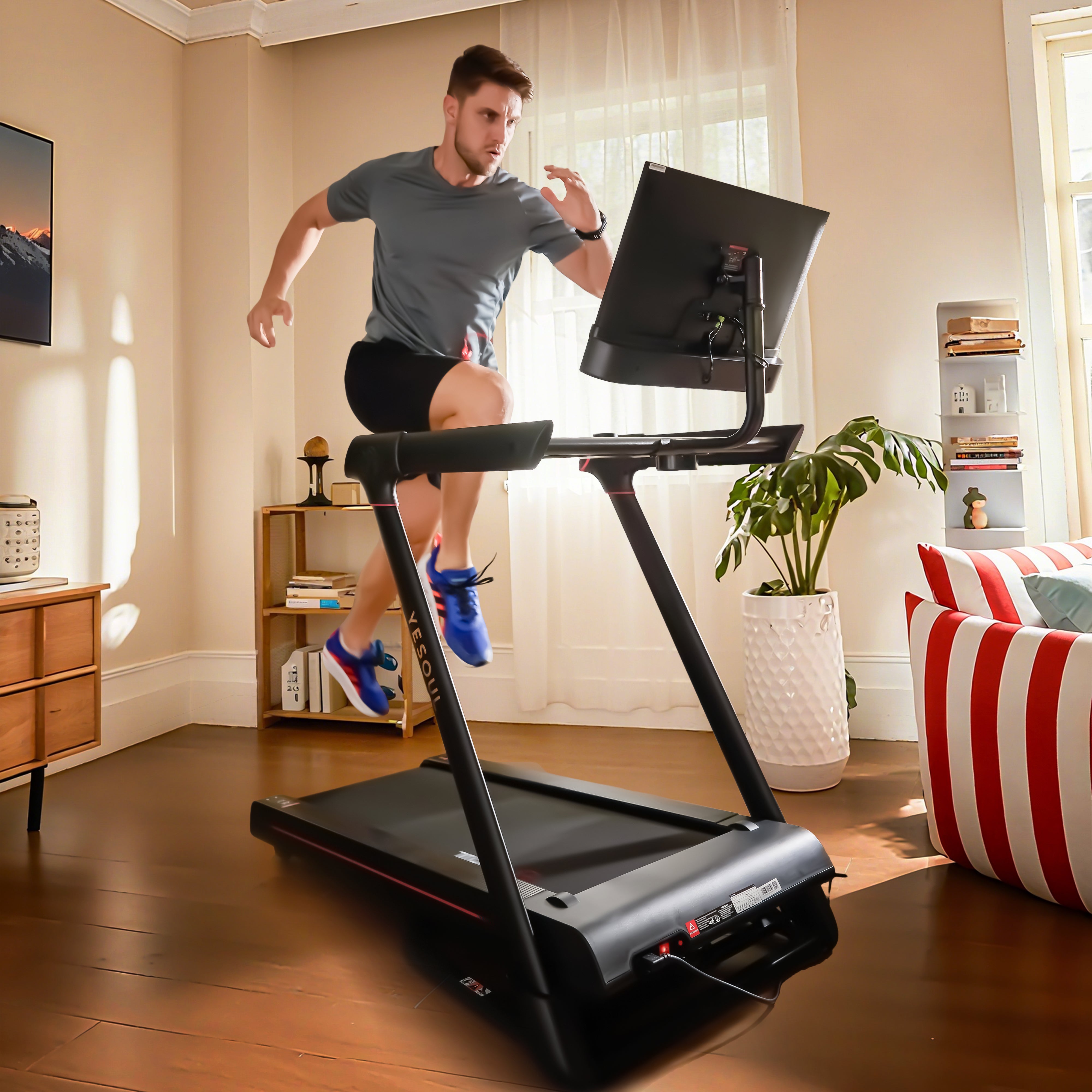 Tapis de course Yesoul T3S Plus avec inclinaison automatique de 10 % — Norme UE