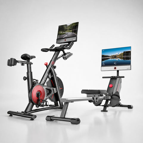Vélo d’intérieur Max & Rameur 