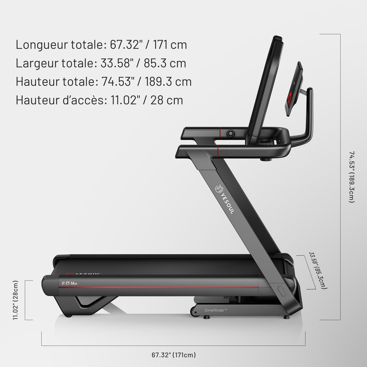 Yesoul T5 Max Tapis de course [Pré‑commande]
