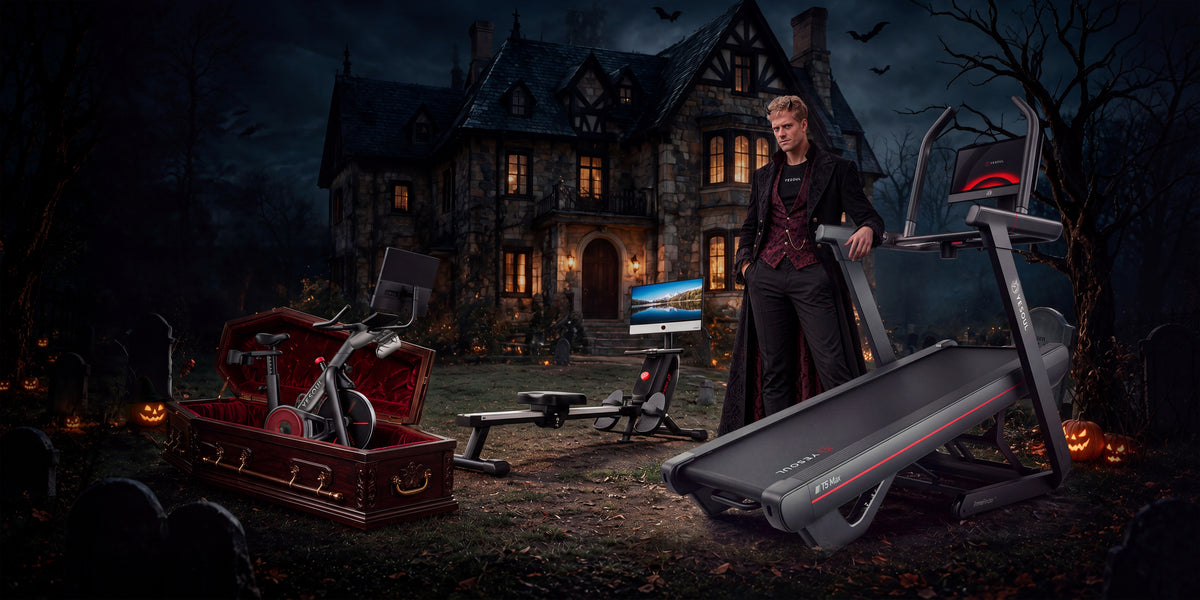 Une scène Halloween avec les équipements de fitness YESOUL.